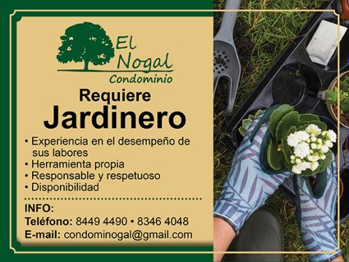 Anuncio Jardinero